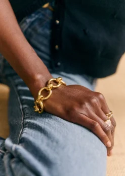 Outlet Sezane Armband Agathe Goldfarben