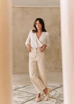 Best Sezane Bluse Abélia