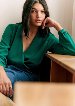Best Sezane Bluse Abélia