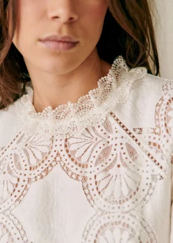 Clearance Sezane Bluse Bianca