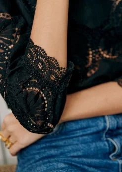 Clearance Sezane Bluse Bianca