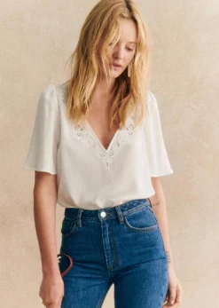 Discount Sezane Bluse Minara