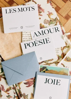 Clearance Sezane Briefpapierset Wörter