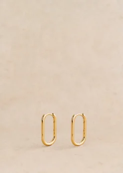 Outlet Sezane Creolen Claudia Goldfarben