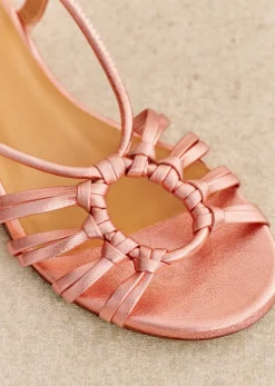 Online Sezane Flache Sandalen Gloria
