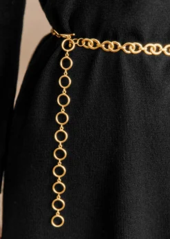 New Sezane Gürtel Alma Goldfarben