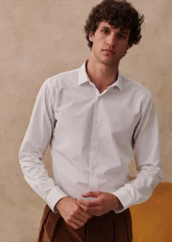 New Sezane Hemd Allen Pinpoint Weiß