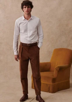 New Sezane Hemd Allen Pinpoint Weiß