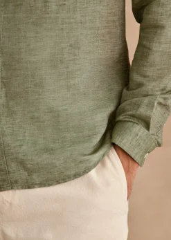 Clearance Sezane Hemd Benny Baumwolle Leinen