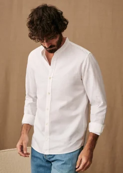 Clearance Sezane Hemd Benny Baumwolle Leinen