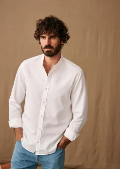 Clearance Sezane Hemd Benny Baumwolle Leinen