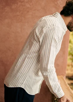 Discount Sezane Hemd Charlie Baumwolle Leinen
