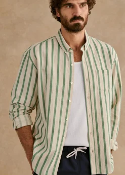 Discount Sezane Hemd Charlie Baumwolle Leinen