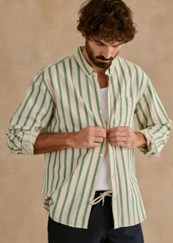 Discount Sezane Hemd Charlie Baumwolle Leinen