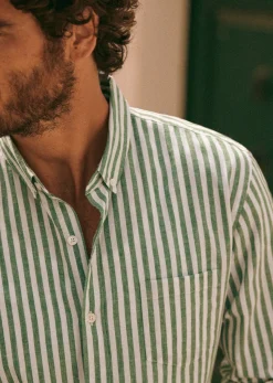 Online Sezane Hemd Charlie Baumwolle Leinen