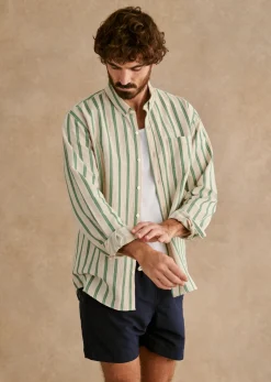Online Sezane Hemd Charlie Baumwolle Leinen