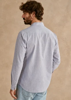 Online Sezane Hemd Charlie Baumwolle Leinen