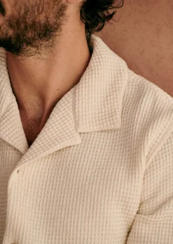 Sale Sezane Hemd Holt Gaufrée
