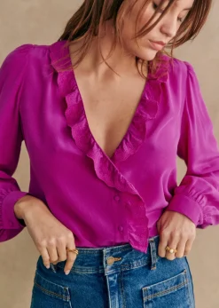 Sale Sezane Hemd Rosine