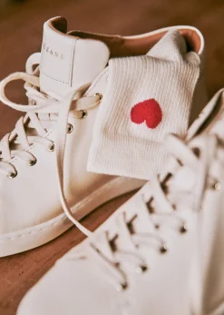 New Sezane Herz Socken