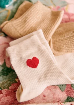 New Sezane Herz Socken