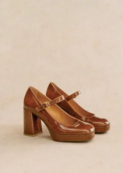 Sezane Hohe Riemchenballerinas Georgia