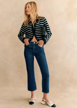 Hot Sezane Hose Laurence Denim