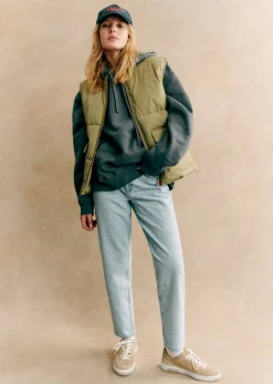 Online Sezane Hose Le Mum Blau Snow