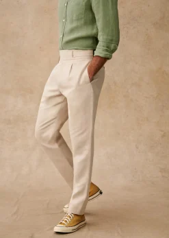 Best Sezane Hose Mit Geradem Schnitt Terence Hell Beige