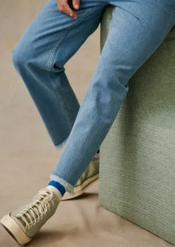 Clearance Sezane Hose Mit Geradem Schnitt Kent Pre-washed