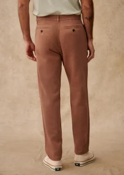 Outlet Sezane Hose Mit Geradem Schnitt Hubbell Denim Altrosa