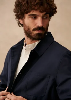 Best Sezane Jacke Adriano Marine