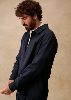 Best Sezane Jacke Adriano Marine