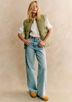 Best Sezane Jacke Enrica Khaki hell
