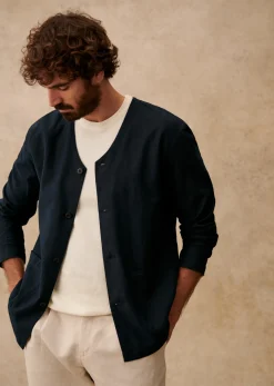 Discount Sezane Jacke Germain Marine