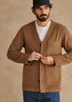 Clearance Sezane Jacke Landry Camel