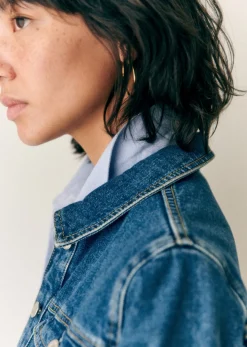 Sezane Jacke Wilfrield Denim