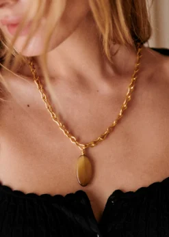 Clearance Sezane Kette Houria Khaki