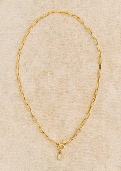 Online Sezane Kette Irma Maillon Goldfarben