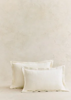 Online Sezane Kissen Leinen -  Großes Modell