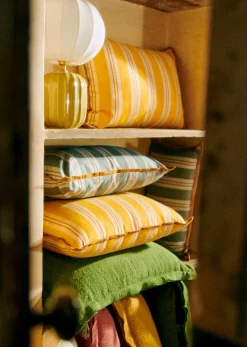 Sale Sezane Kissen Streifen Amalfi - Großes Modell