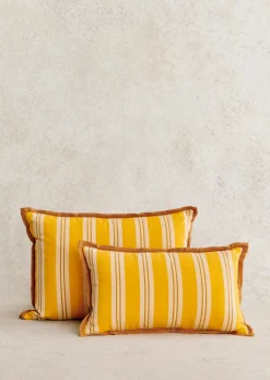 Sale Sezane Kissen Streifen Amalfi -  Großes Modell