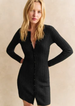 Sezane Kleid Clémence Schwarz