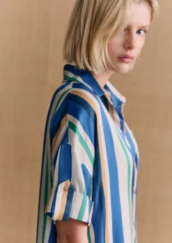 Sezane Kleid Dora - Sézane X Momonì Mehrfarbig