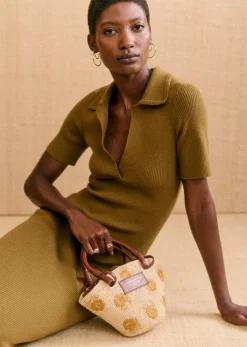 Sale Sezane Kleid Numa Grün Olive
