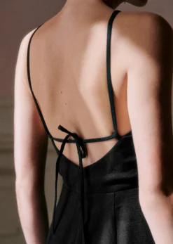 Sezane Kleid Pearly Schwarz