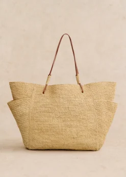 New Sezane Korb Paloma Naturfarben