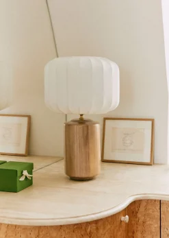 Outlet Sezane Lampe Mezzo – Holz