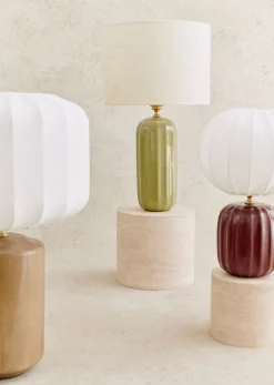 Sezane Lampe Traviata Kleines Modell – Mahagoni