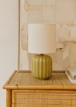 Outlet Sezane Lampe Traviata Kleines Modell - Grün Olive